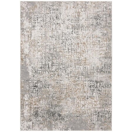 Safavieh 5 x 5 ft. Round Vogue 100 Contemporary Round Rug - Beige & Grey VGE117A-5R